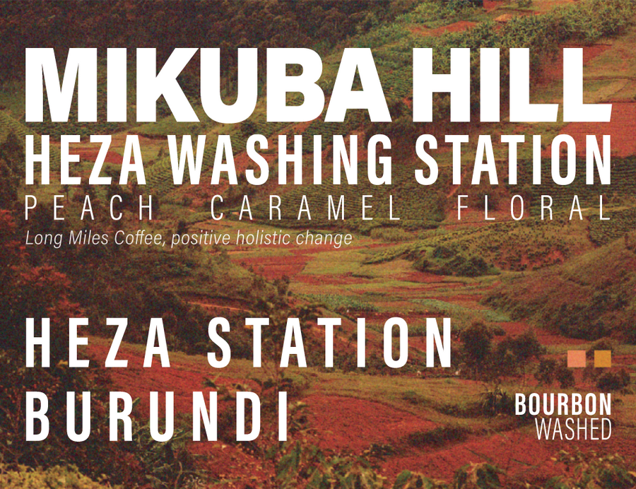 Burundi - Mikuba Hill - Heza Washing Station - Washed Process