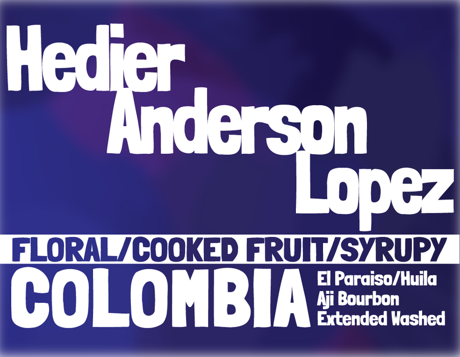 Colombia - Hedier Anderson Lopez - Bourbon Aji - Washed Process