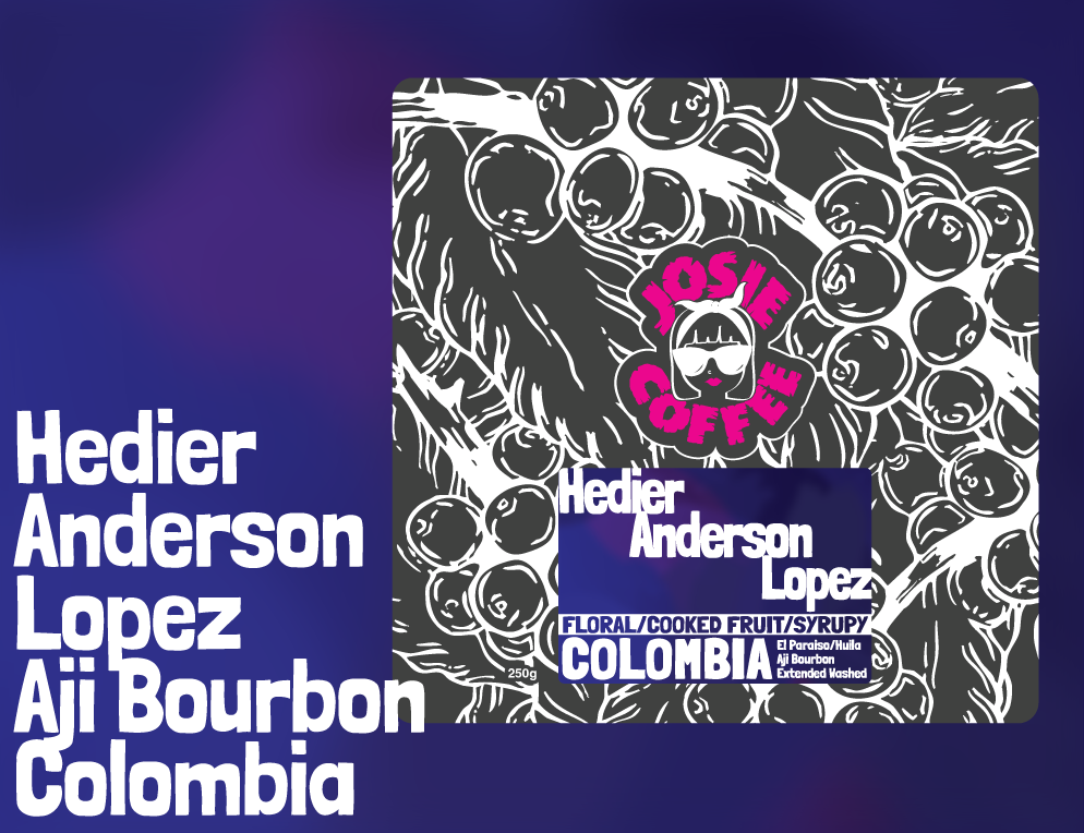 Colombia - Hedier Anderson Lopez - Bourbon Aji - Washed Process