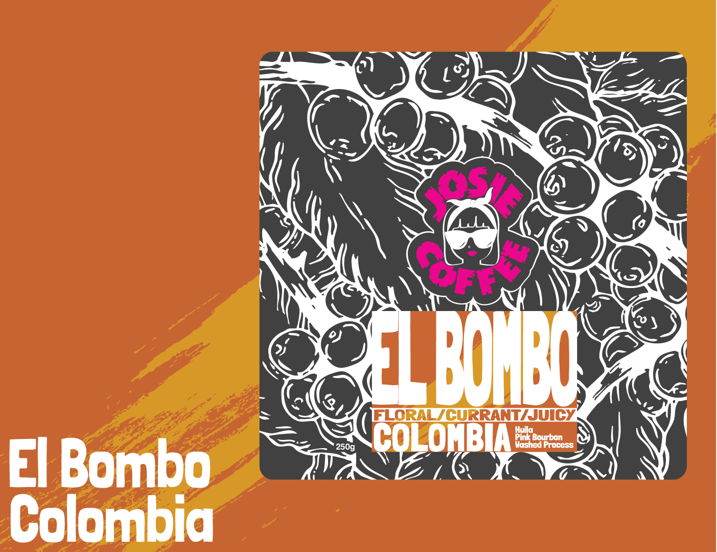 Colombia - El Bombo - Pink Bourbon - Washed