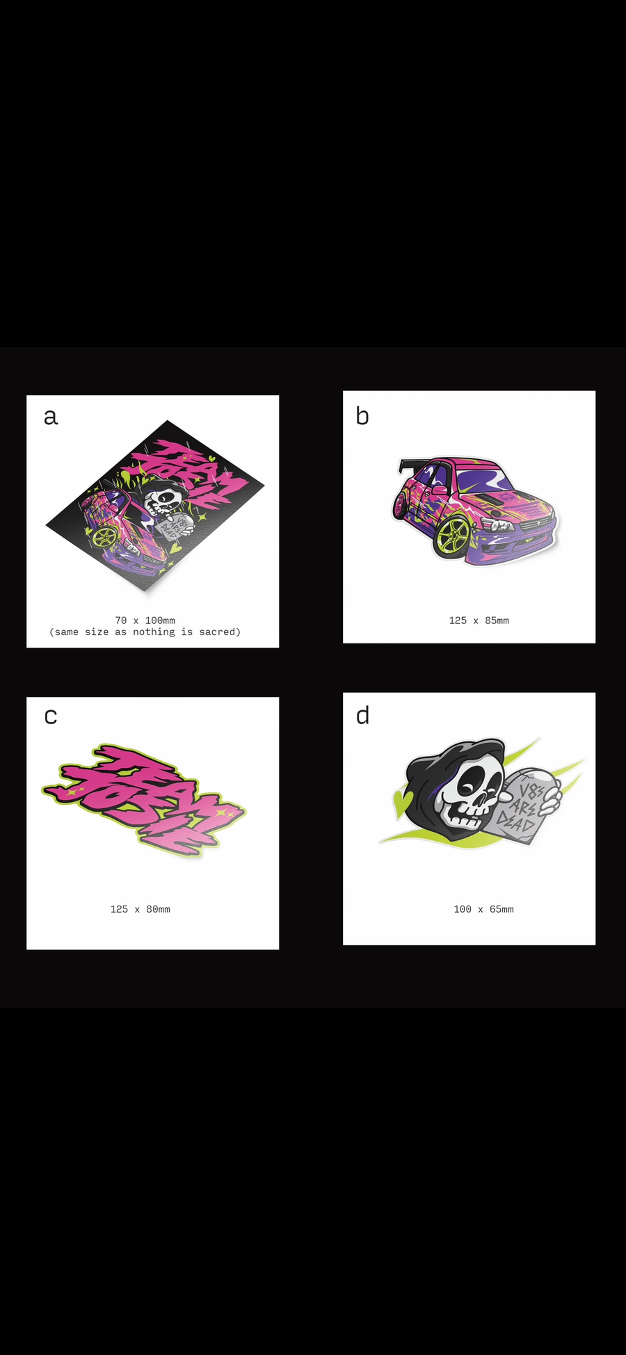 Team Josie Slap Stickers