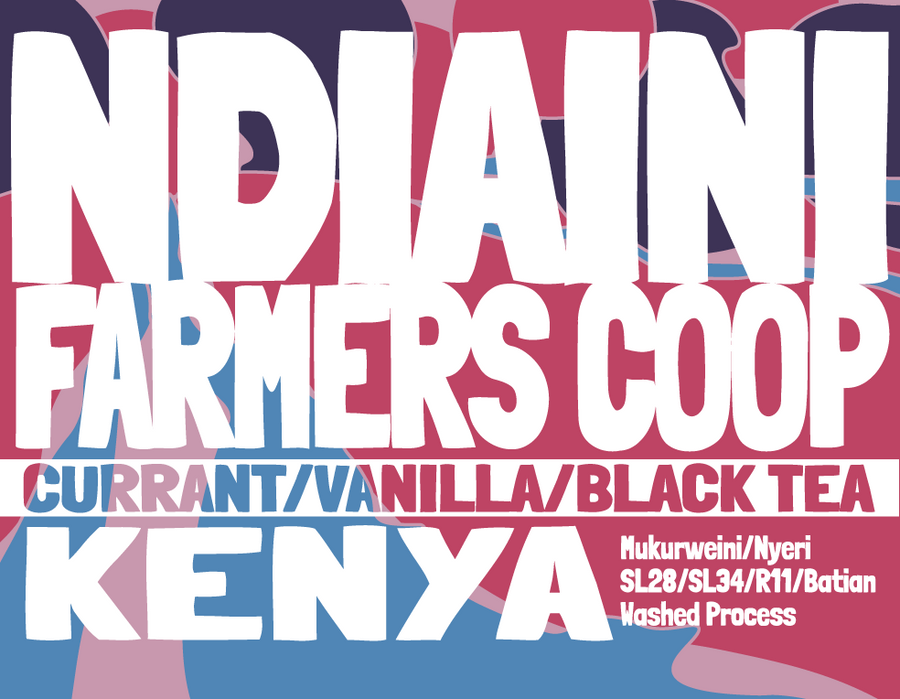Kenya - Ndiaini Coffee Farmers Co-op - AB - Washed Process
