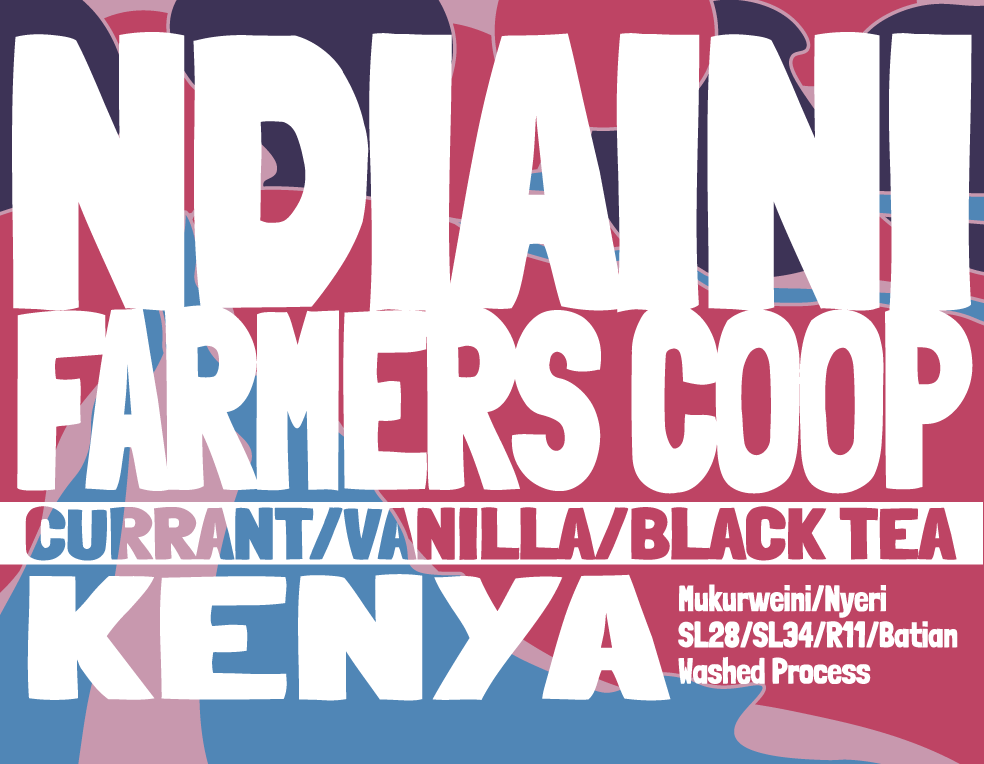 Kenya - Ndiaini Coffee Farmers Co-op - AB - Washed Process