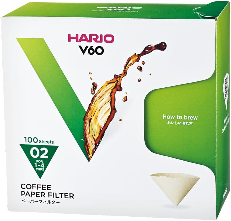 V60 papers 02 cup - 100 pack