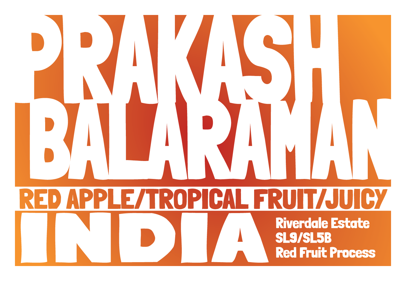 India - Riverdale Estate - Red Fruit Natural Process