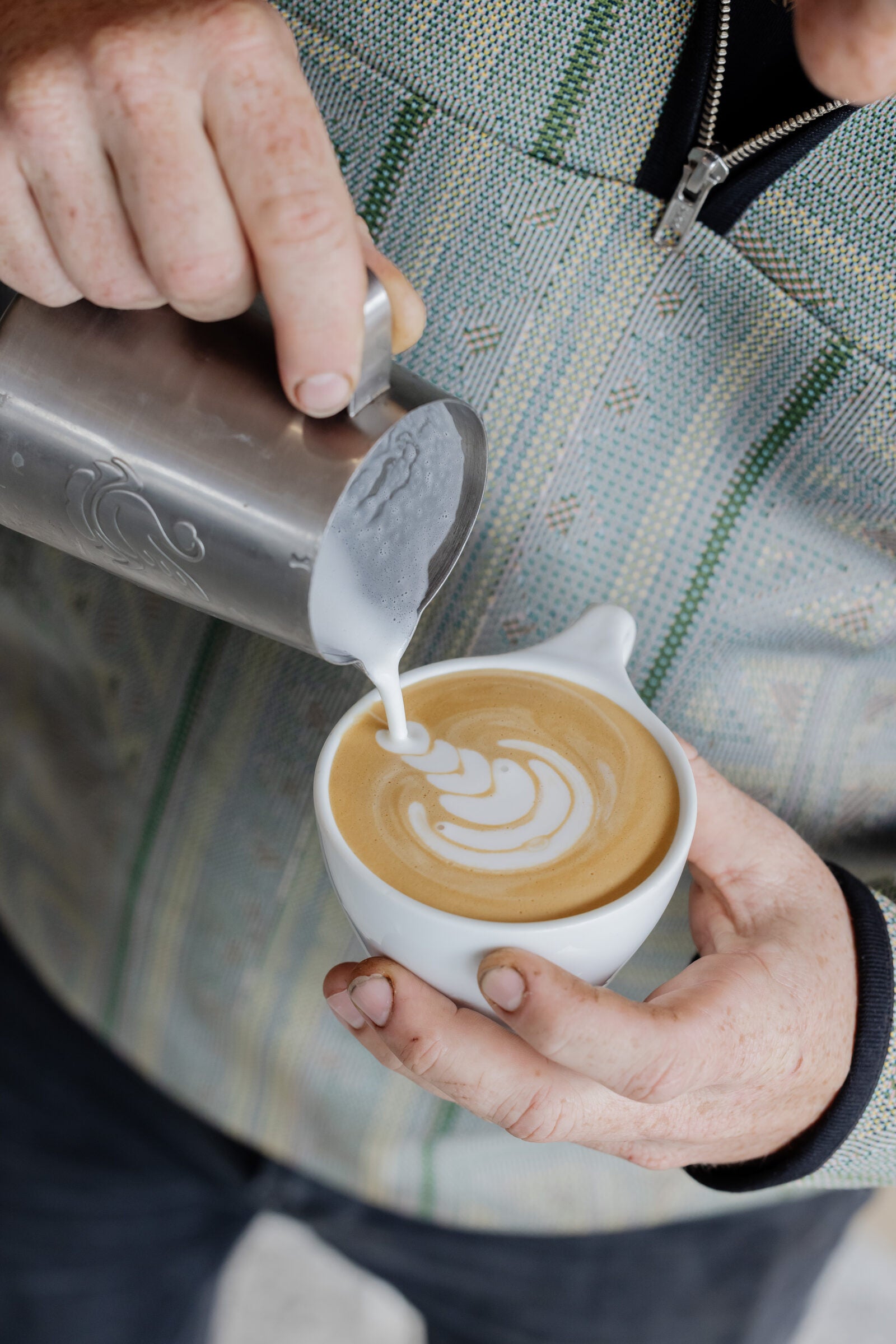 Coffee being prepared at Josie Coffee Gateshead